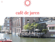 Tablet Screenshot of cafedejaren.nl
